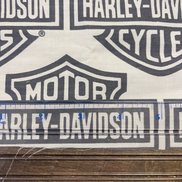 New 100% cotton Harley Davidson Motorcycle Fabric for quilt making pillow 11x24 - Picture 7 of 7